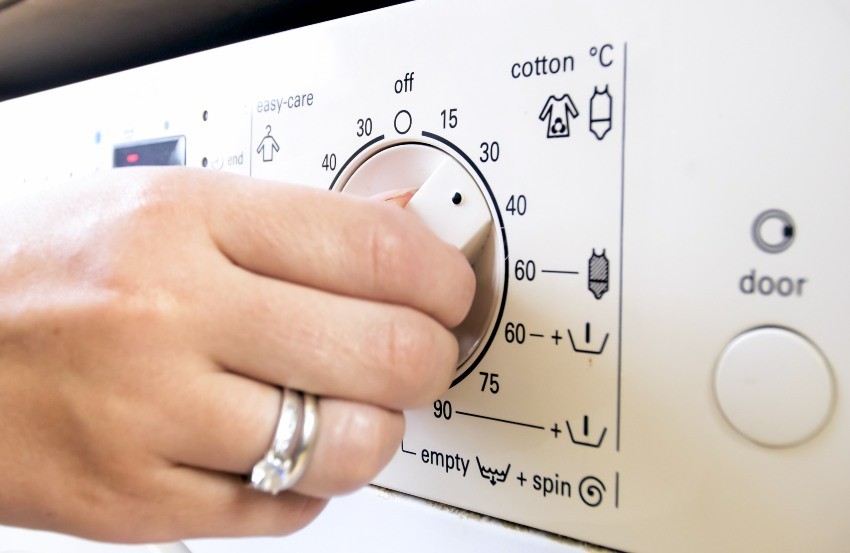 Waschmaschine-Temperatureinstellung